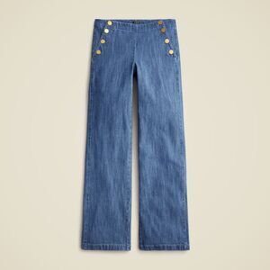 J. Crew Sailor Chambray Wide Leg Pants, Size 10
